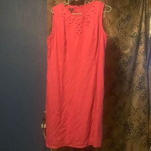 Ladies Talbots dress pink 16